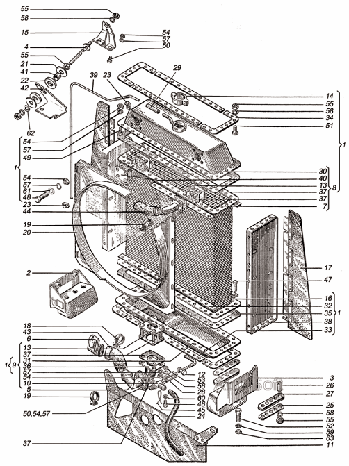 Система охлаждения двигателя (4320-1303010 Шланг) 